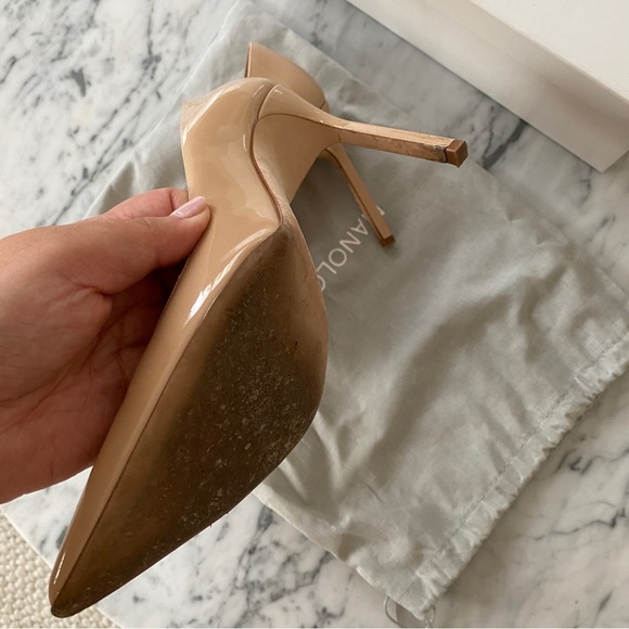 Manolo Blahnik BB 105 Nude Patent (Size 6) - Picture 4 of 5